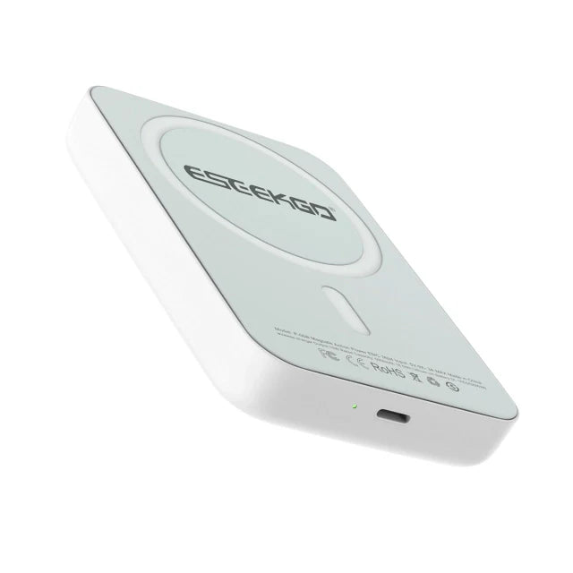 5000mAh 15W MagSafe Magnetic Wireless Power Bank & 1.3FT USB-C To C Charging Cable