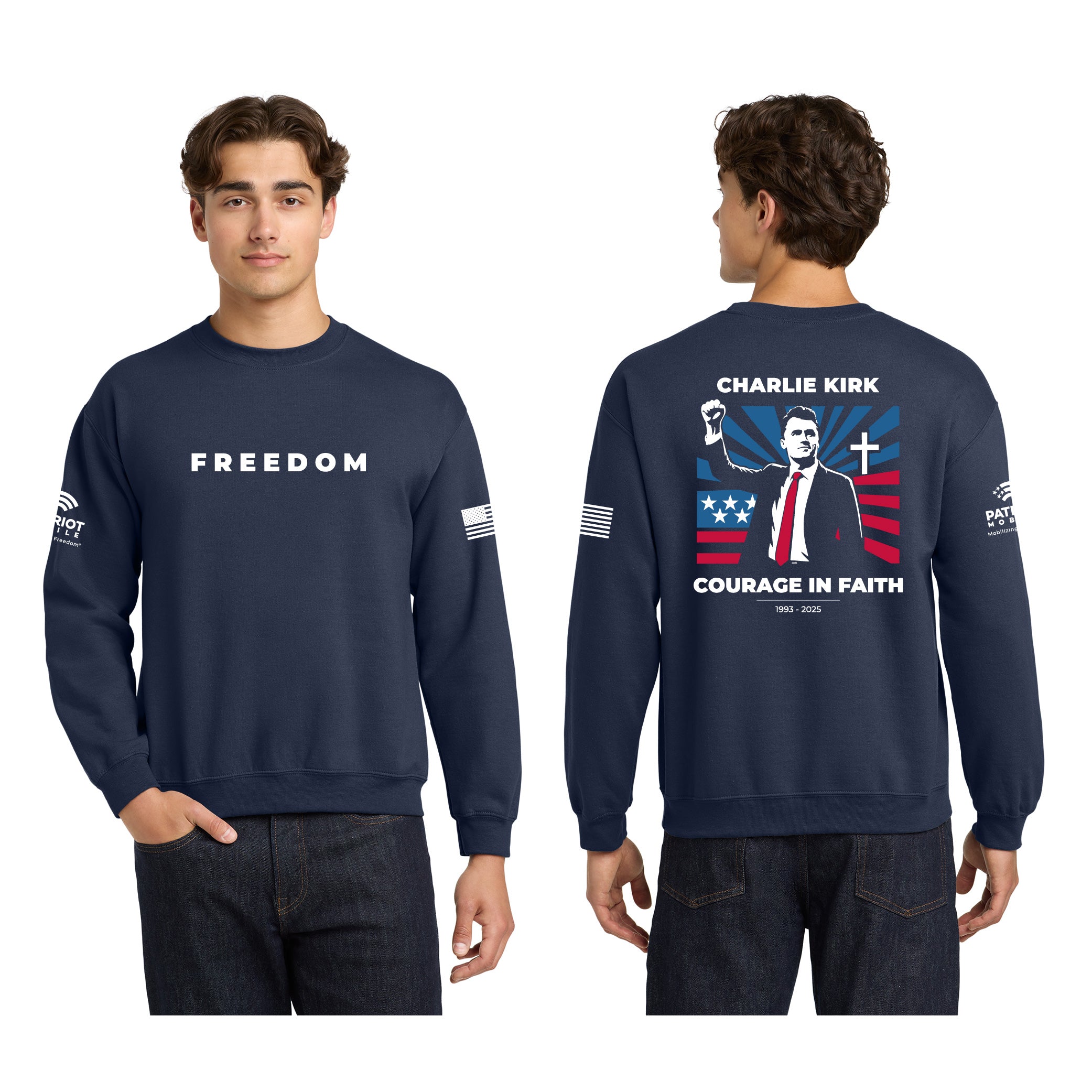 Charlie Kirk "Freedom" Sweatshirt