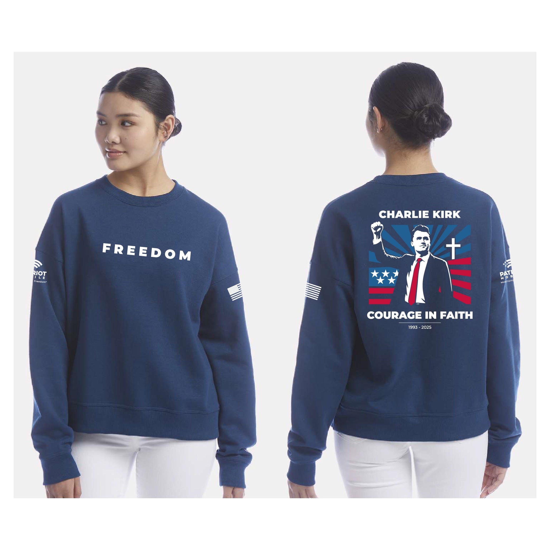 Charlie Kirk "Freedom" Sweatshirt