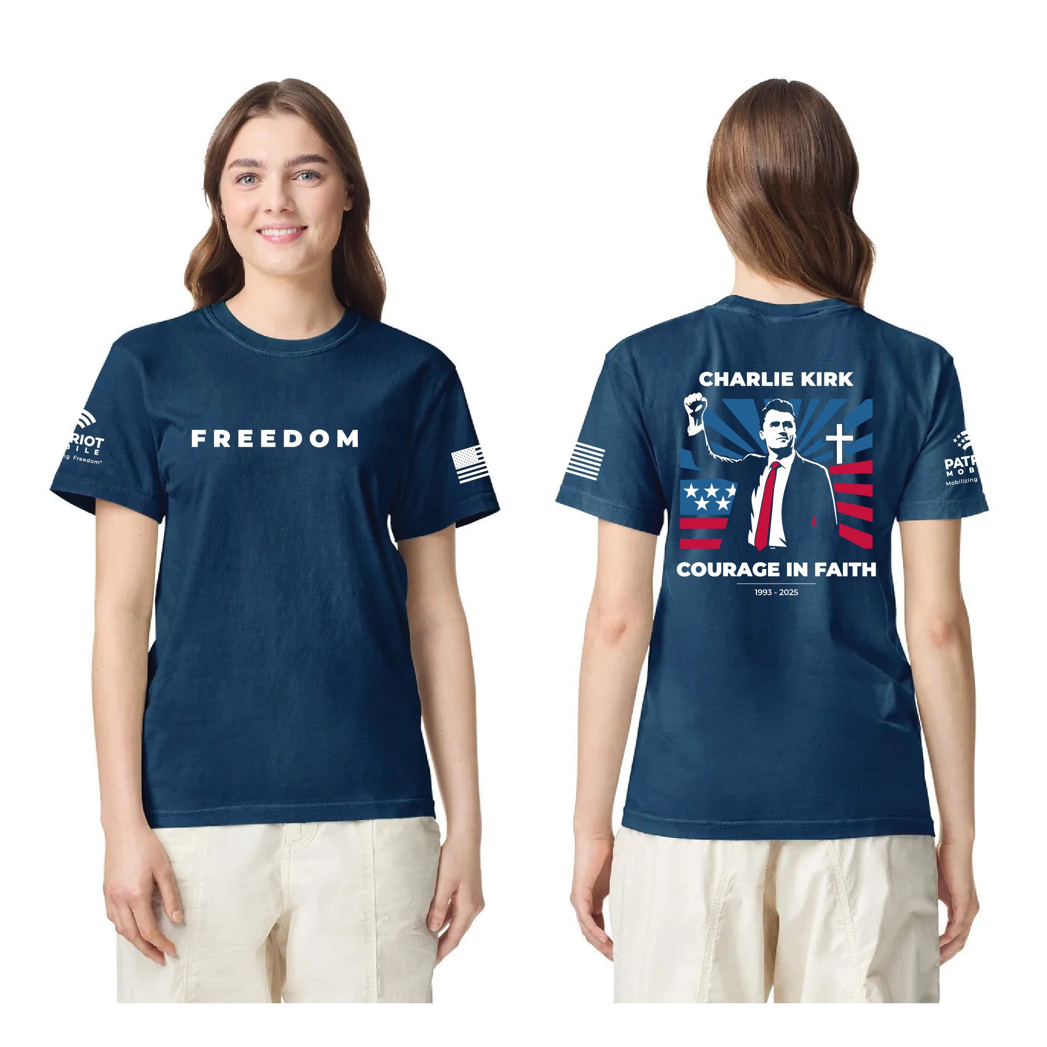 Charlie Kirk “FREEDOM” T-Shirt