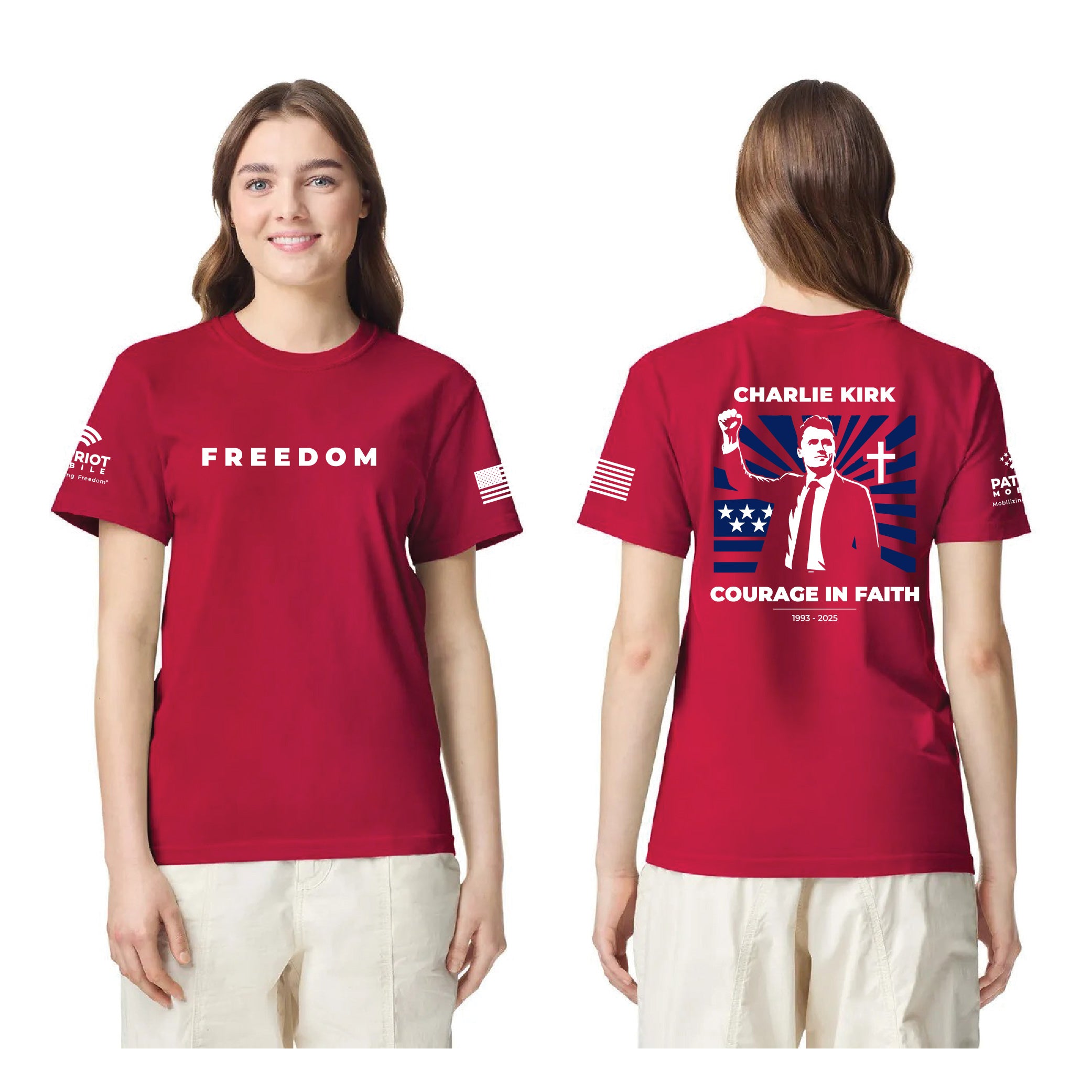 Charlie Kirk “FREEDOM” T-Shirt