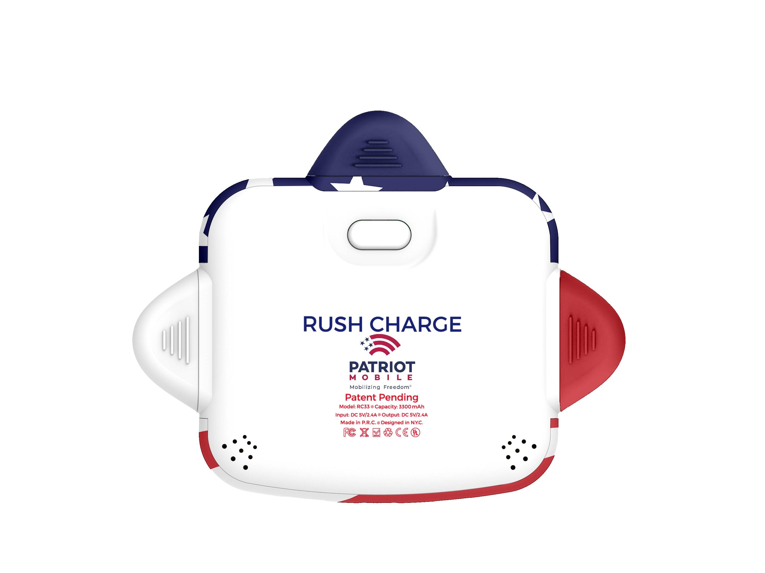 Rush Charge Universe x Patriot Mobile