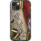 We the People, US Constitution Flag Custom Printed Android & Apple Phone Case Design