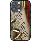 We the People, US Constitution Flag Custom Printed Android & Apple Phone Case Design