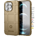 Rugged Shield Branded Solid Color TPU Cases for all Apple iPhone Models