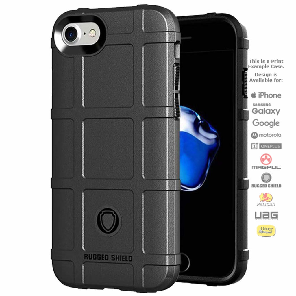 Rugged Shield Branded Solid Color TPU Cases for all Apple iPhone Models