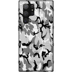 Black Grey White Snow Camouflage Custom Printed Android & Apple Phone Case Design