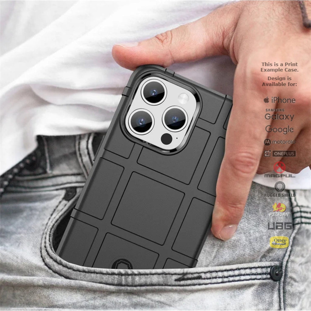 Rugged Shield Branded Solid Color TPU Cases for all Apple iPhone Models
